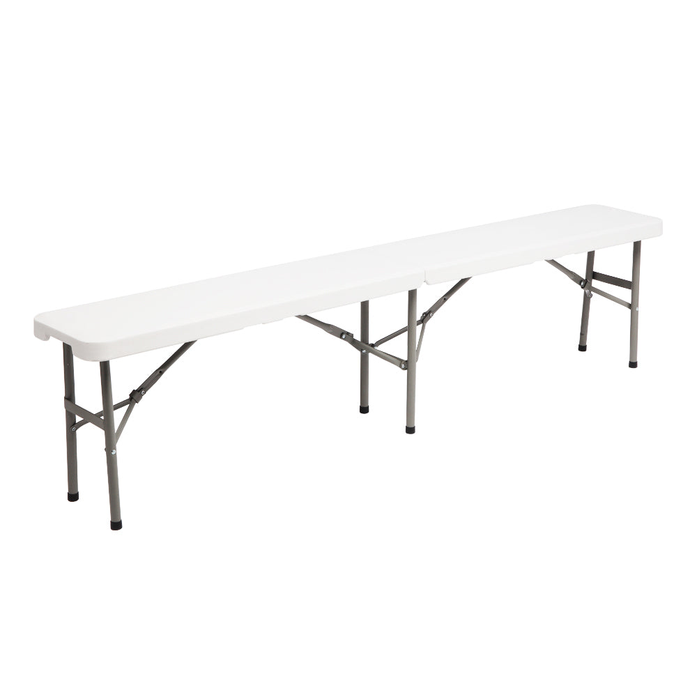 HAOYYE Outdoor Courtyard Foldable Bench, Durable and Portable Garden Bench, Perfect for Patio, Porch, Backyard, or Garden, Comfortable Seating for Outdoor Relaxation and Gatherings