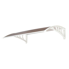 HAOYYE Household Application Door & Window Rain Cover Eaves Brown Board & White Holder