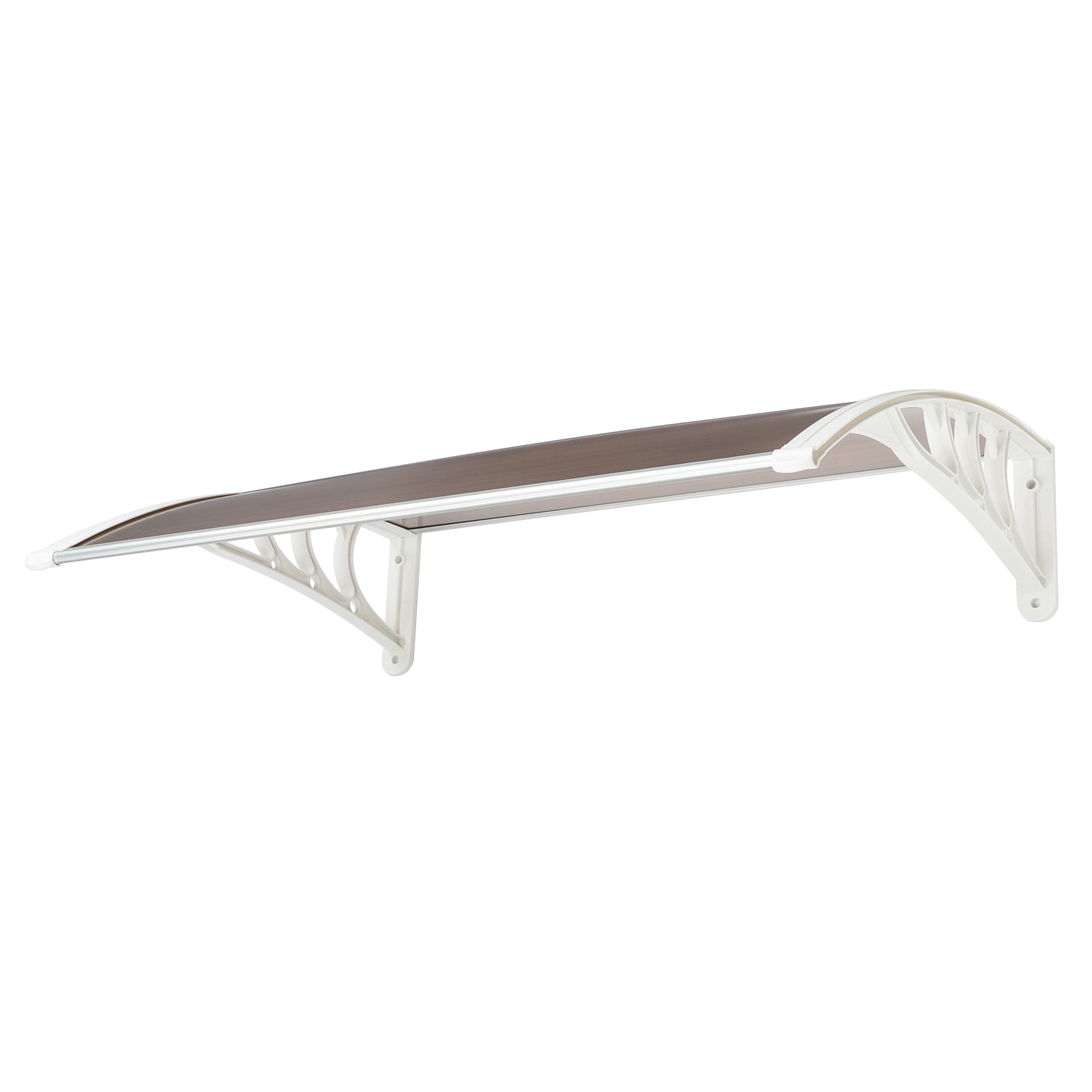 HAOYYE Household Application Door & Window Rain Cover Eaves Brown Board & White Holder