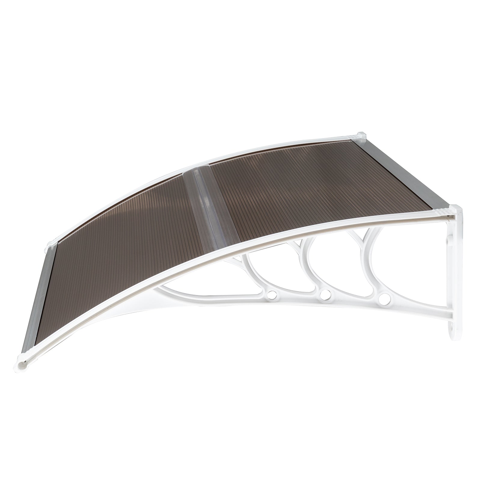HAOYYE Household Application Door & Window Rain Cover Eaves Brown Board & White Holder