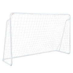 HAOYYE Soccer Goal Training Set with Net Buckles and Ground Nails Portable 8x5ft Sports Goal Post for Backyard Practice Indoor Outdoor Football Shooting Passing Drills Team Training Equipment