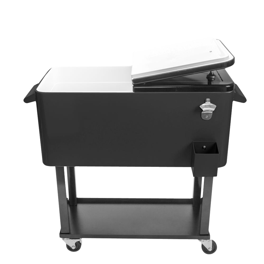 HAOYYE Box Freezer Incubator with Drain Pipe, Square Foot Tube, and Two Directional Wheels, Versatile Cooling and Heating Functions for Outdoor, Camping, and Storage, Durable and Eco-Friendly