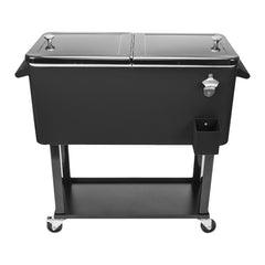 HAOYYE Box Freezer Incubator with Drain Pipe, Square Foot Tube, and Two Directional Wheels, Versatile Cooling and Heating Functions for Outdoor, Camping, and Storage, Durable and Eco-Friendly