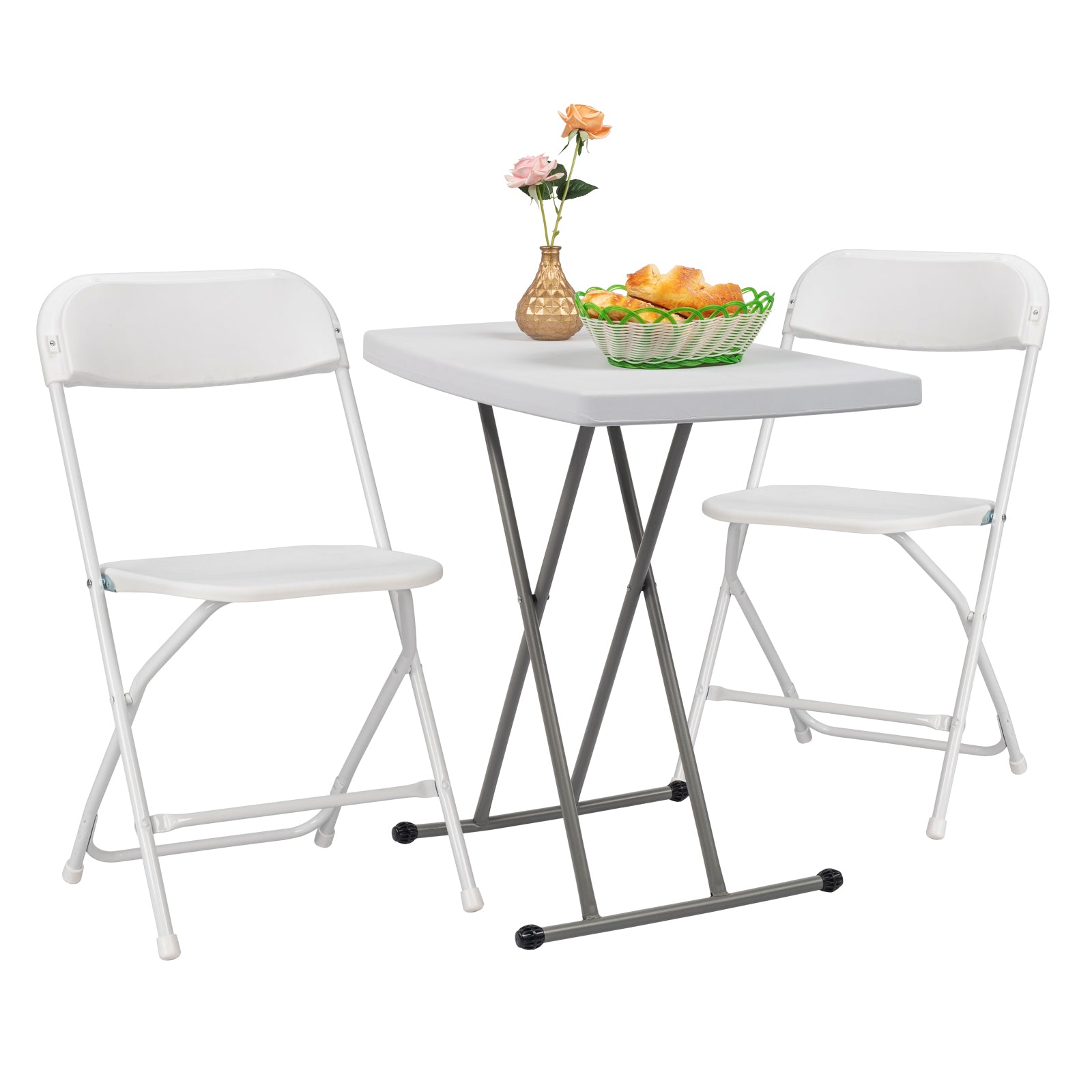 HAOYYE Liftable Garden Plastic Table, Durable and Adjustable Outdoor Table for Patio, Garden, or Balcony, Easy to Move and Maintain, Perfect for Outdoor Dining or Relaxation