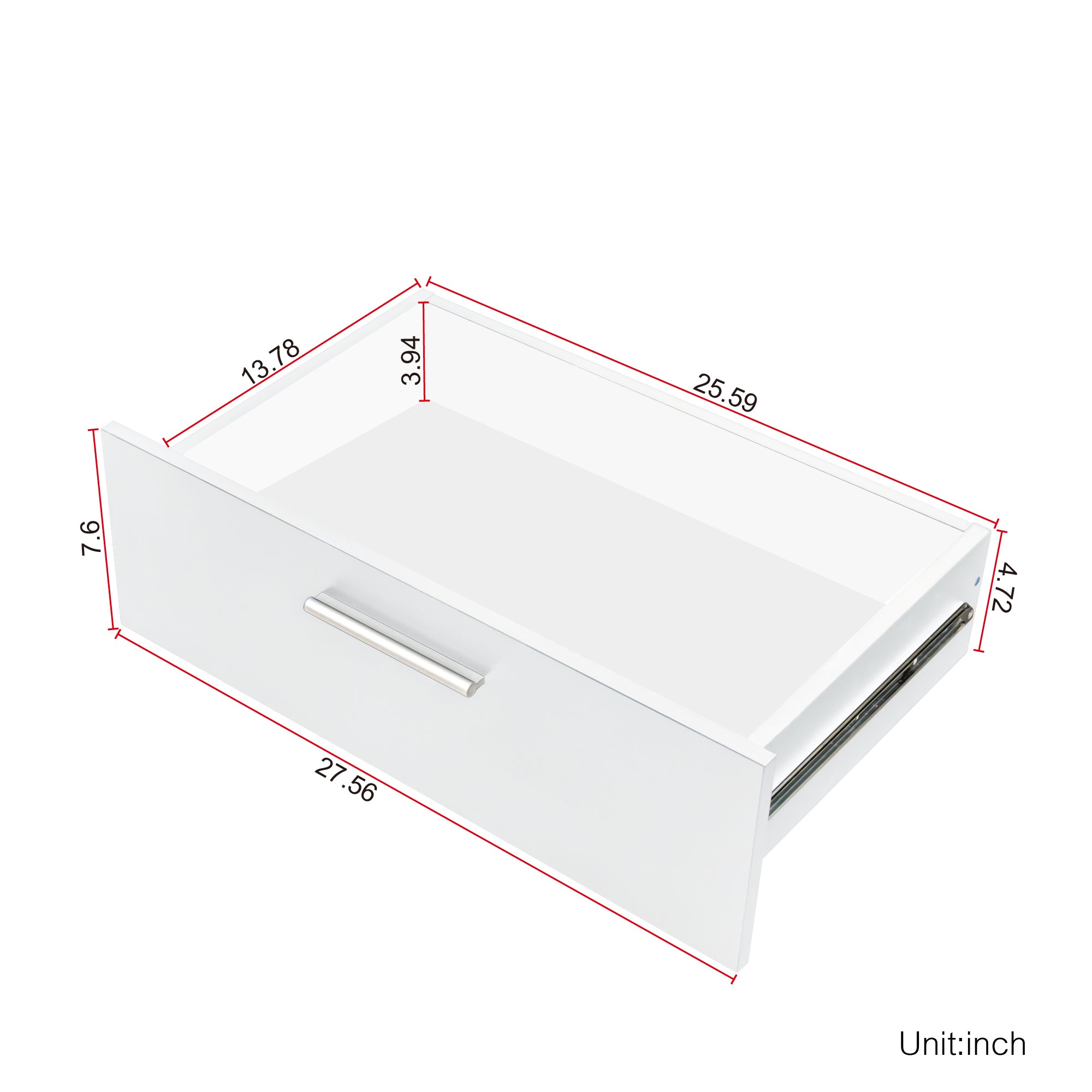 HAOYYE 8-Drawer Double Dresser, White Wide Storage Cabinet for Bedroom, Living Room, Entryway, Modern Storage Solution with Spacious Drawers, Multi-Functional Organization for Home, Easy Assembly, Durable Design