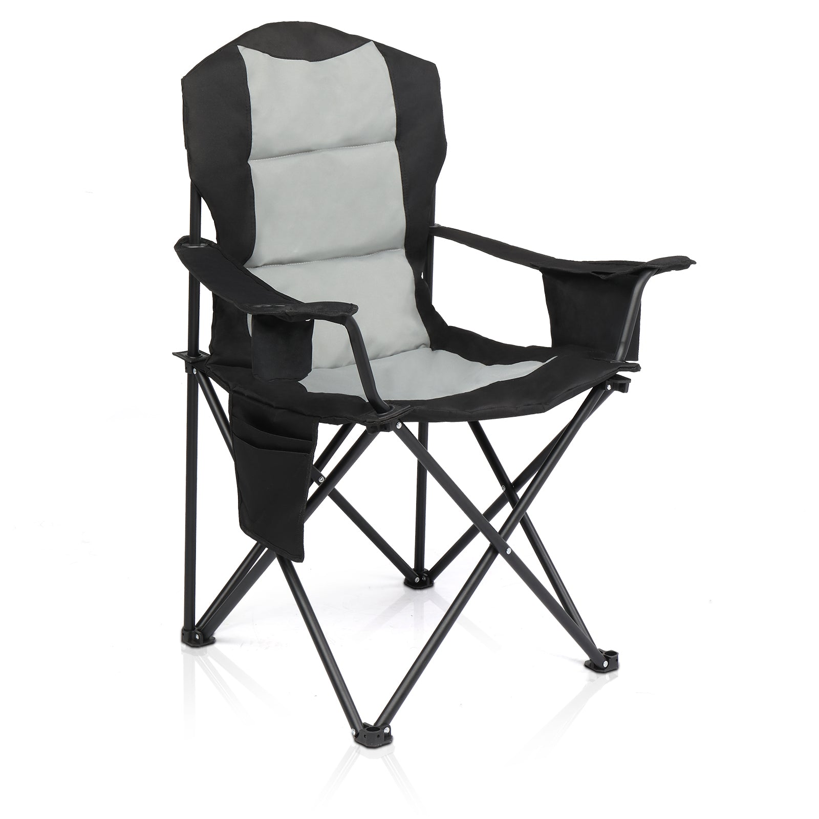 Haoyye Camping Chair Fishing Chair, Folding Chair with Iron Frame and Oxford Cloth, Lightweight and Durable,  Perfect for Outdoor, Camping, Fishing, and Beach Relaxation