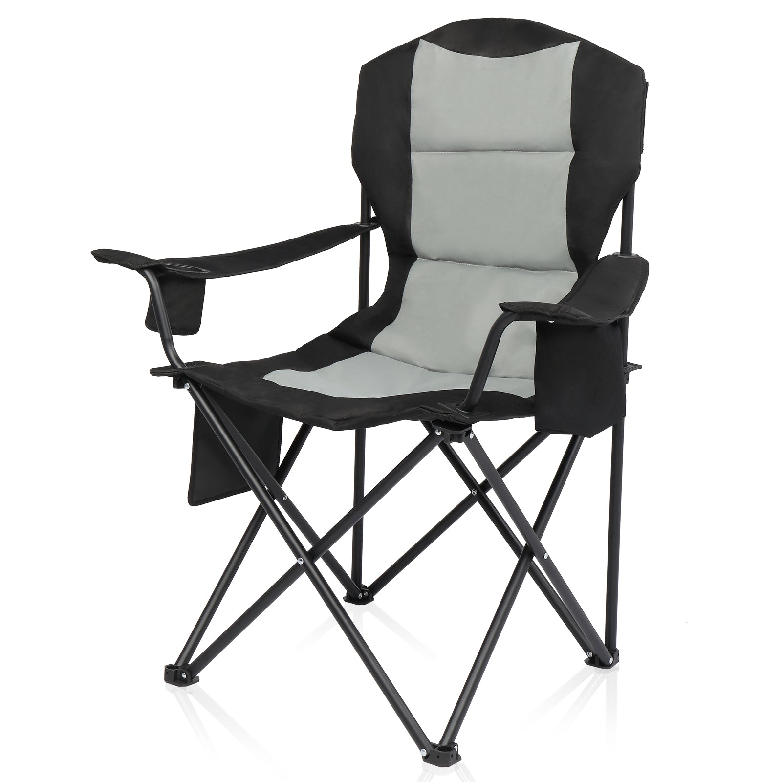 Haoyye Camping Chair Fishing Chair, Folding Chair with Iron Frame and Oxford Cloth, Lightweight and Durable,  Perfect for Outdoor, Camping, Fishing, and Beach Relaxation