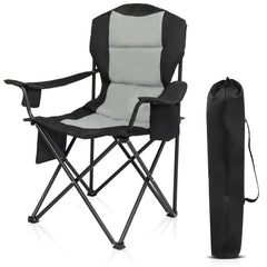 Haoyye Camping Chair Fishing Chair, Folding Chair with Iron Frame and Oxford Cloth, Lightweight and Durable,  Perfect for Outdoor, Camping, Fishing, and Beach Relaxation