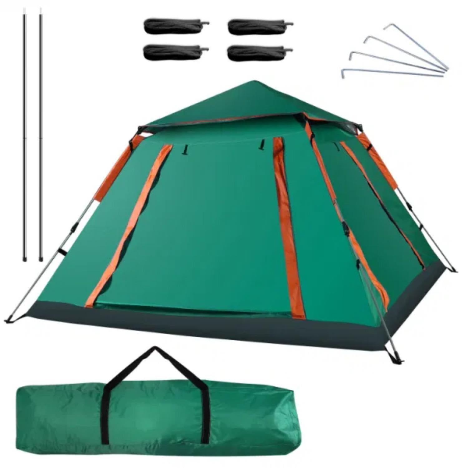 HAOYYE 2 to 3 Person Camping Tent Waterproof Outdoor Foldable Tent with Dual Mosquito Net Windows Easy Setup Carrying Bag Perfect for Hiking Climbing Fishing Adventure Durable Breathable Shelter for All Seasons