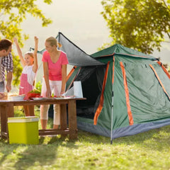 HAOYYE 2 to 3 Person Camping Tent Waterproof Outdoor Foldable Tent with Dual Mosquito Net Windows Easy Setup Carrying Bag Perfect for Hiking Climbing Fishing Adventure Durable Breathable Shelter for All Seasons