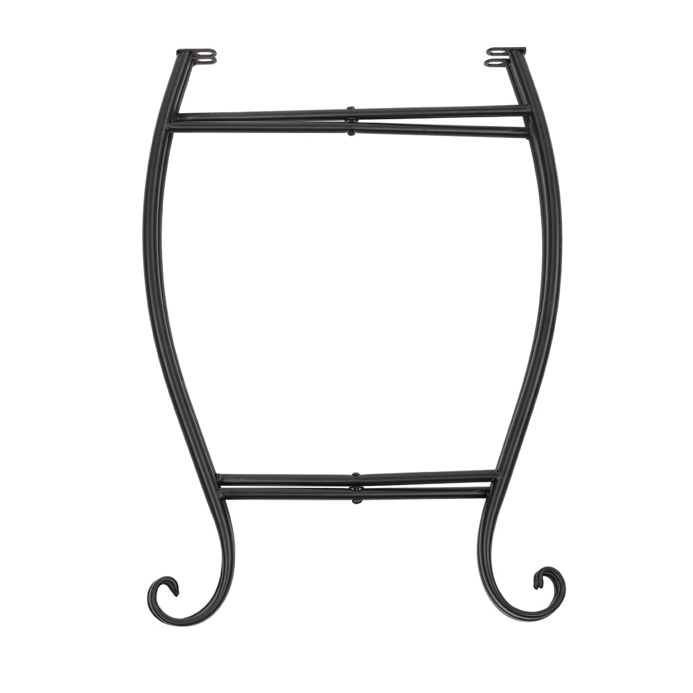 HAOYYE Inlaid Diamond-Colored Sea Mosaics Round Terrace Bistro Table, Elegant Outdoor Dining Table with Unique Design, Perfect for Patio, Balcony, Garden, or Café, Durable and Stylish Furniture for Outdoor Spaces