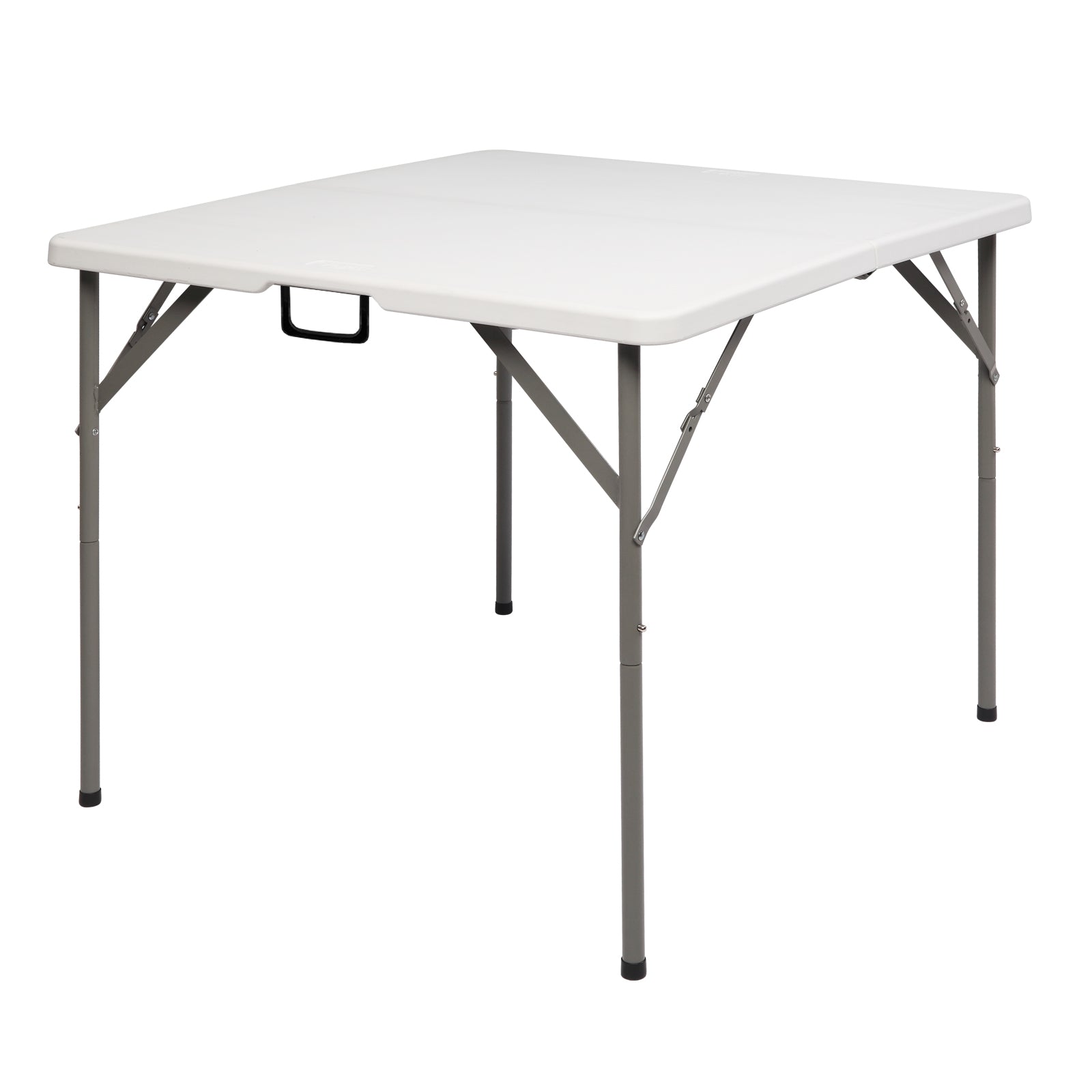 HAOYYE Foldable Blow Molded Square Table, Lightweight & Durable Design, Easy to Store & Transport for Indoor & Outdoor Use