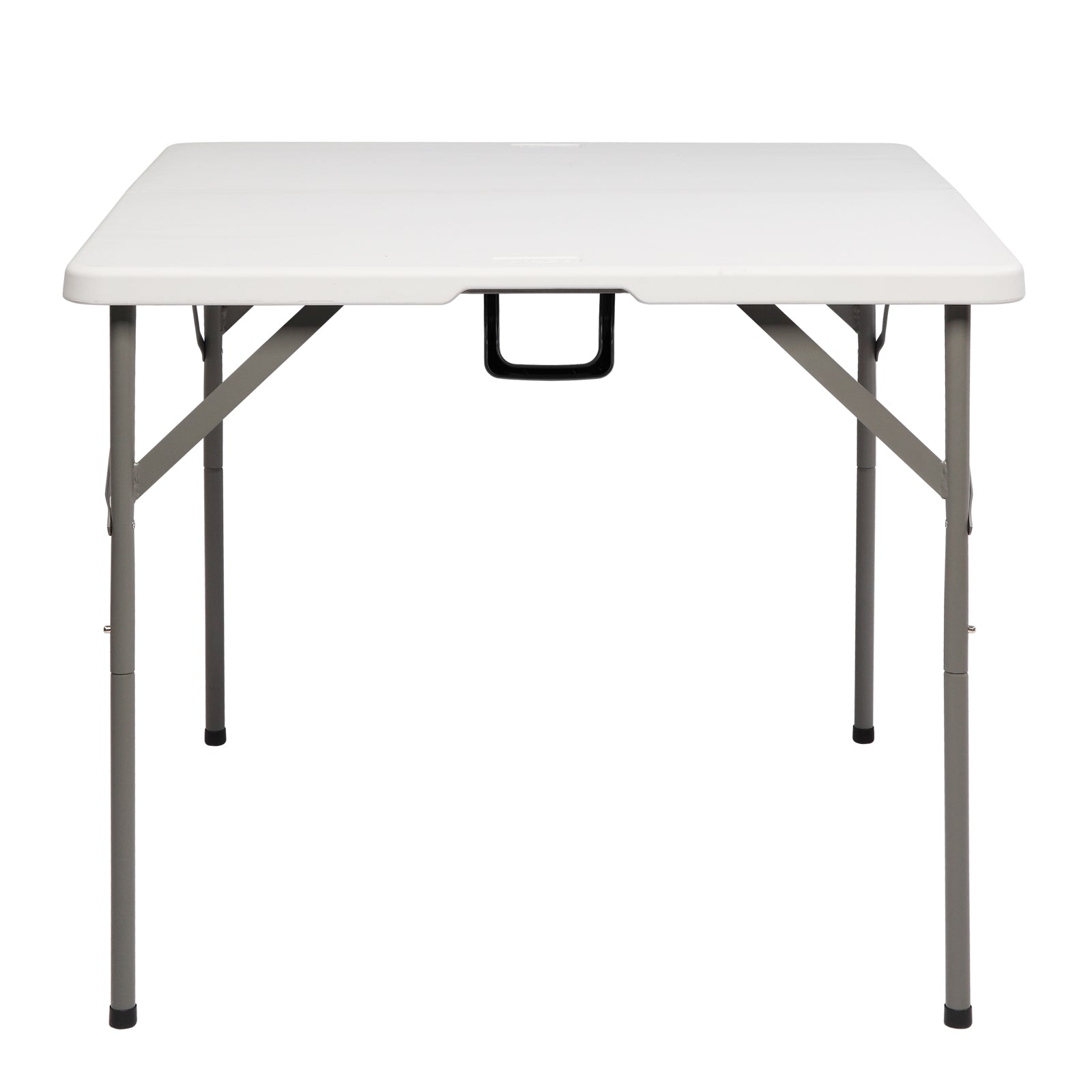 HAOYYE Foldable Blow Molded Square Table, Lightweight & Durable Design, Easy to Store & Transport for Indoor & Outdoor Use