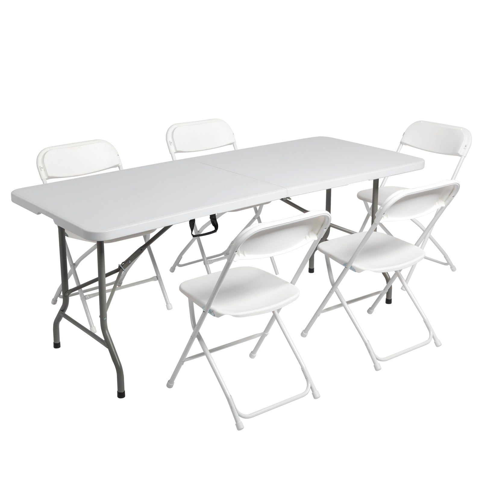 HAOYYE Outdoor Foldable Long Table, Portable and Space-Saving Design for Courtyards, Patios, and Garden Gatherings