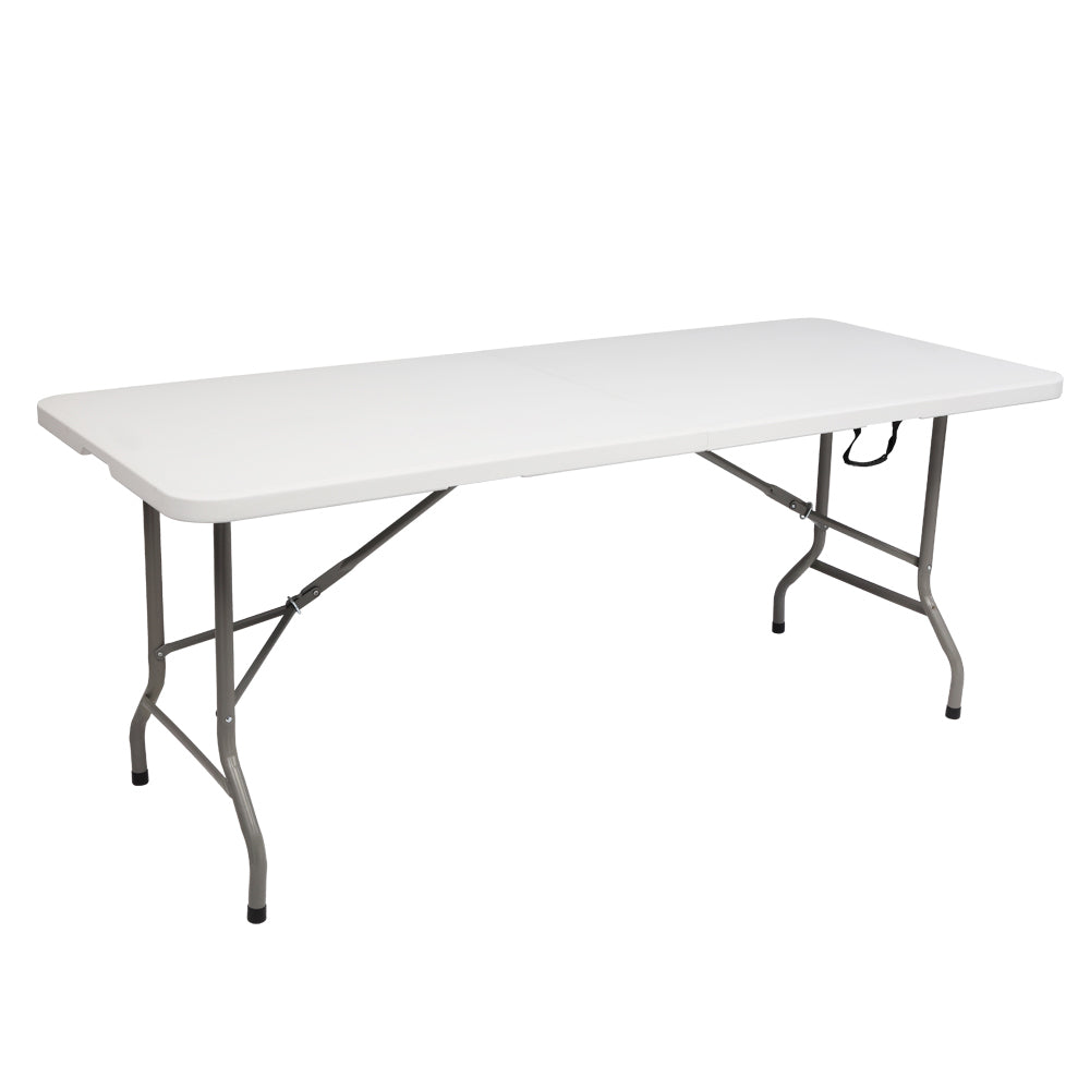 HAOYYE Outdoor Foldable Long Table, Portable and Space-Saving Design for Courtyards, Patios, and Garden Gatherings