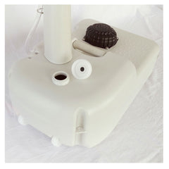 HAOYYE Portable Removable Outdoor Wash Basin, Lightweight Foot-Pump Operated Sink with Soap Dispenser, Towel Rack, and Wheels for Easy Mobility, Perfect for Outdoor Use, Camping, or Backyard Activities