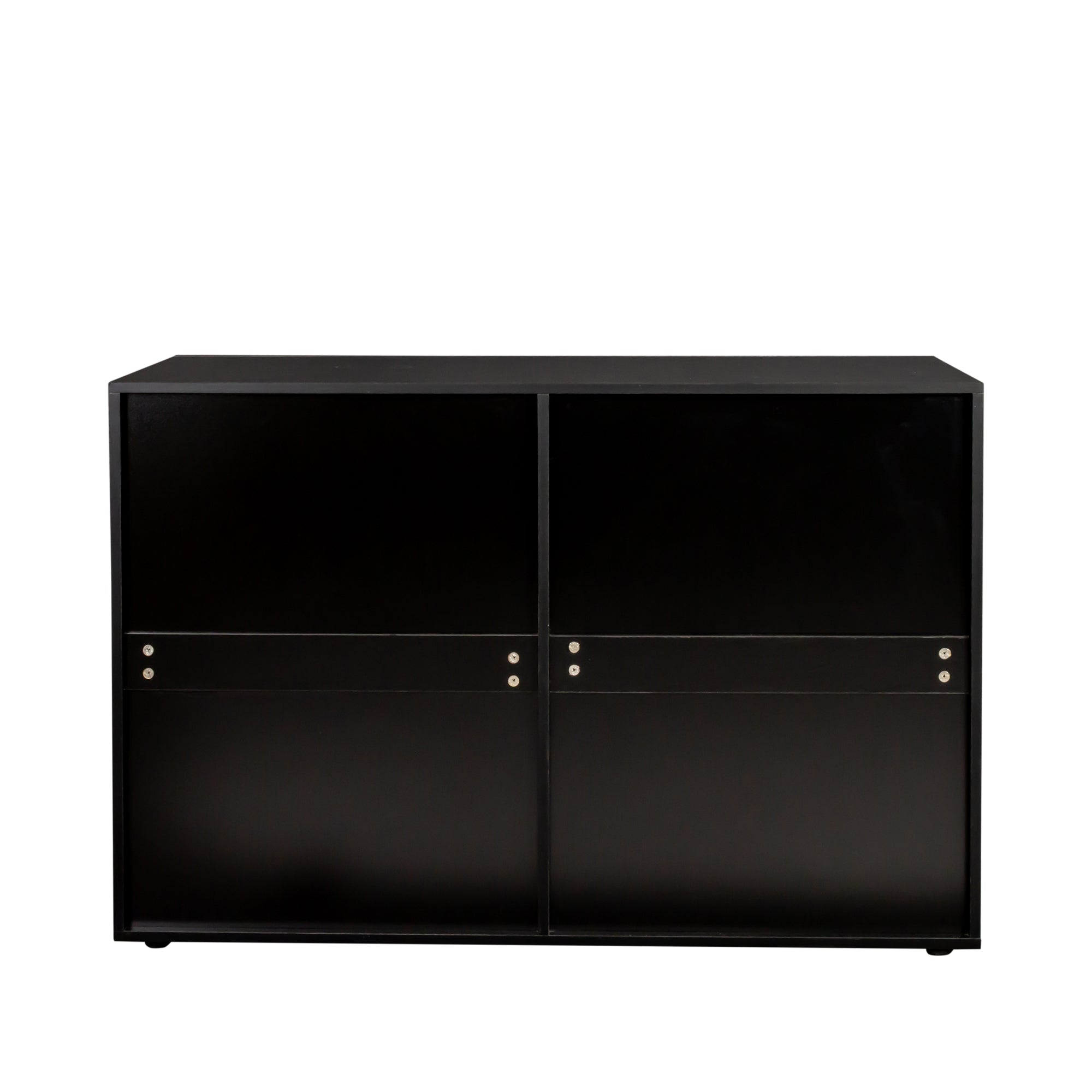 HAOYYE 8 Drawer Double Dresser for Bedroom & Living Room, Wide Storage Cabinet with Spacious Drawers for Home Entryway, Modern Black Design, Durable & Stylish, Multi-Purpose Furniture for Organizing Clothes & Accessories