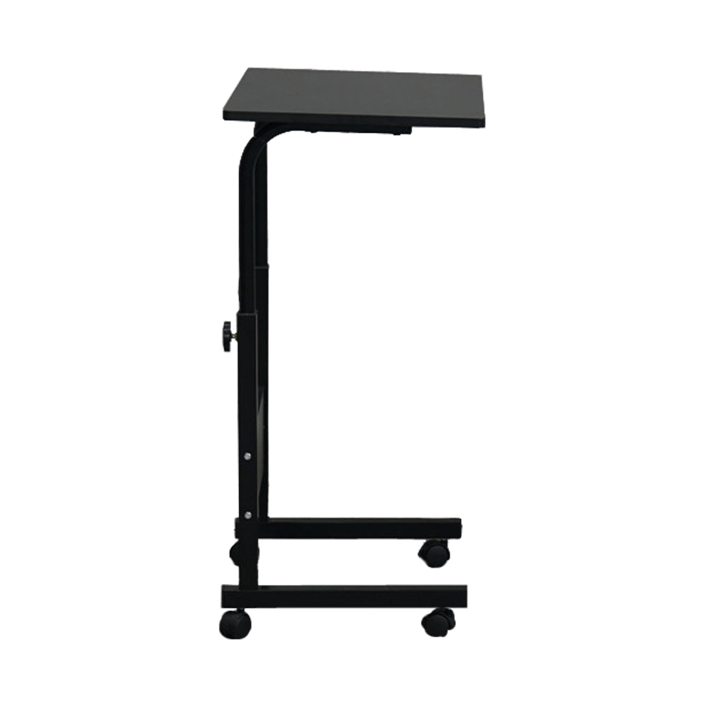 HAOYYE Removable P2 15mm Chipboard & Steel Side Table With Baffle Black Sturdy Design Durable Multifunctional Modern Home Organizer Storage Solution Practical Stylish Space-Saving