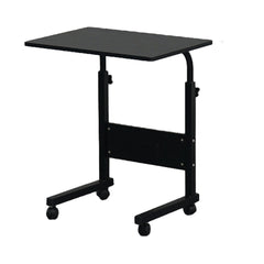 HAOYYE Removable P2 15mm Chipboard & Steel Side Table With Baffle Black Sturdy Design Durable Multifunctional Modern Home Organizer Storage Solution Practical Stylish Space-Saving