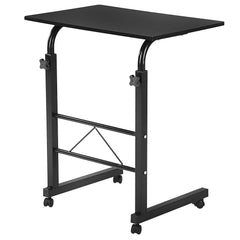 HAOYYE Removable P2 15MM Chipboard and Steel Side Table, Black, Sturdy Design, Durable Multifunctional Modern Home Organizer, Stylish and Space-Saving Storage Solution for Living Rooms, Bedrooms, and Offices