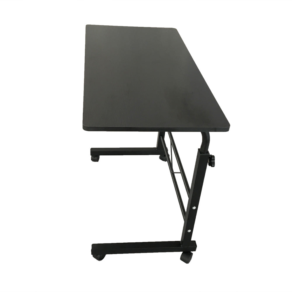 HAOYYE Removable P2 15MM Chipboard and Steel Side Table, Black, Sturdy Design, Durable Multifunctional Modern Home Organizer, Stylish and Space-Saving Storage Solution for Living Rooms, Bedrooms, and Offices