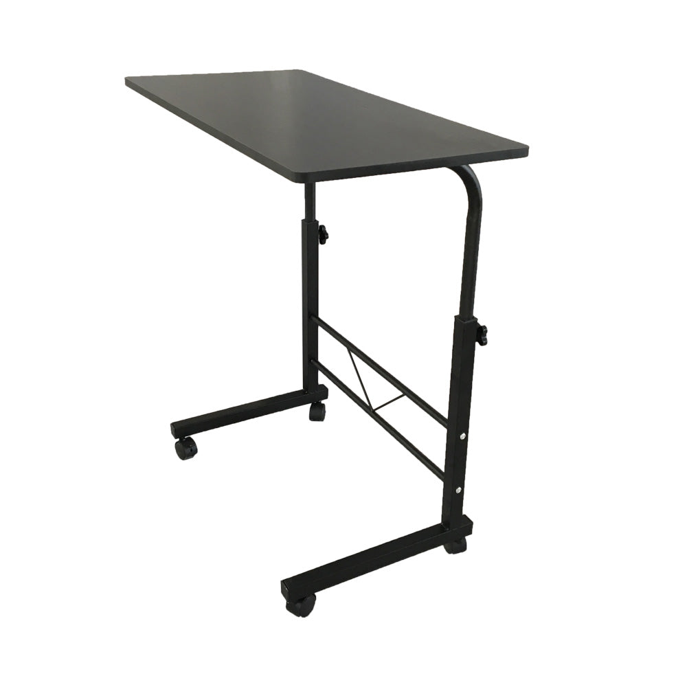HAOYYE Removable P2 15MM Chipboard and Steel Side Table, Black, Sturdy Design, Durable Multifunctional Modern Home Organizer, Stylish and Space-Saving Storage Solution for Living Rooms, Bedrooms, and Offices