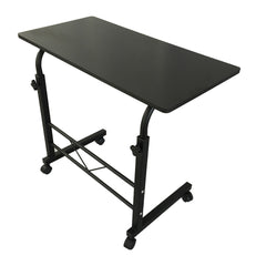HAOYYE Black Side Table With Removable P2 Chipboard & Steel, Durable Sturdy Design, Space-Saving Modern Home Organizer, Practical Stylish Storage Solution For Living Room, Bedroom, And Office, Compact Versatile Adjustable Height Small Table