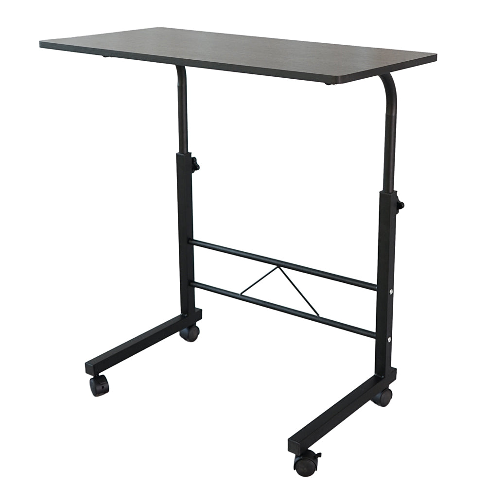 HAOYYE Black Side Table With Removable P2 Chipboard & Steel, Durable Sturdy Design, Space-Saving Modern Home Organizer, Practical Stylish Storage Solution For Living Room, Bedroom, And Office, Compact Versatile Adjustable Height Small Table