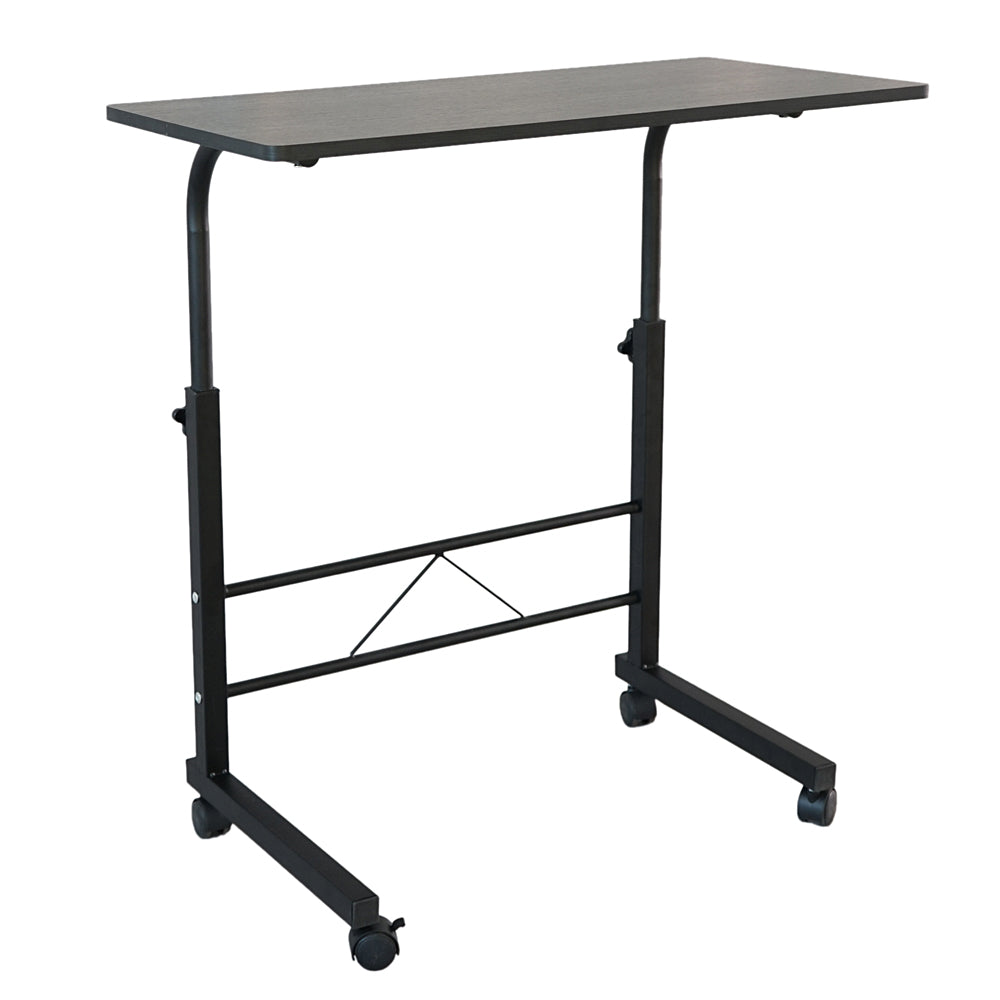 HAOYYE Black Side Table With Removable P2 Chipboard & Steel, Durable Sturdy Design, Space-Saving Modern Home Organizer, Practical Stylish Storage Solution For Living Room, Bedroom, And Office, Compact Versatile Adjustable Height Small Table