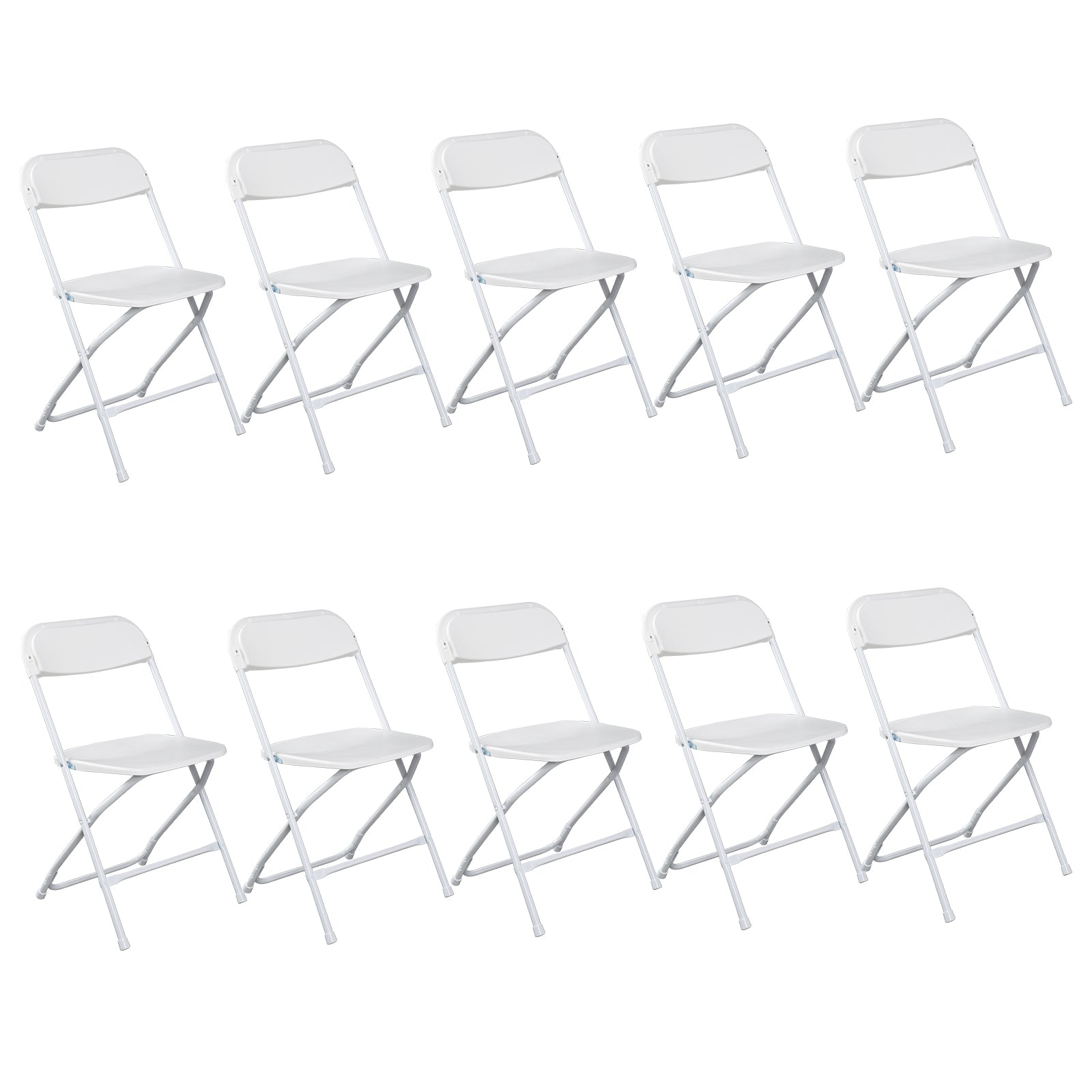 HAOYYE 10pcs Injection Molding Classic Garden Plastic Folding Chair White soft cozy warm flannel fleece home decor luxury comfortable unique design premium quality decorative