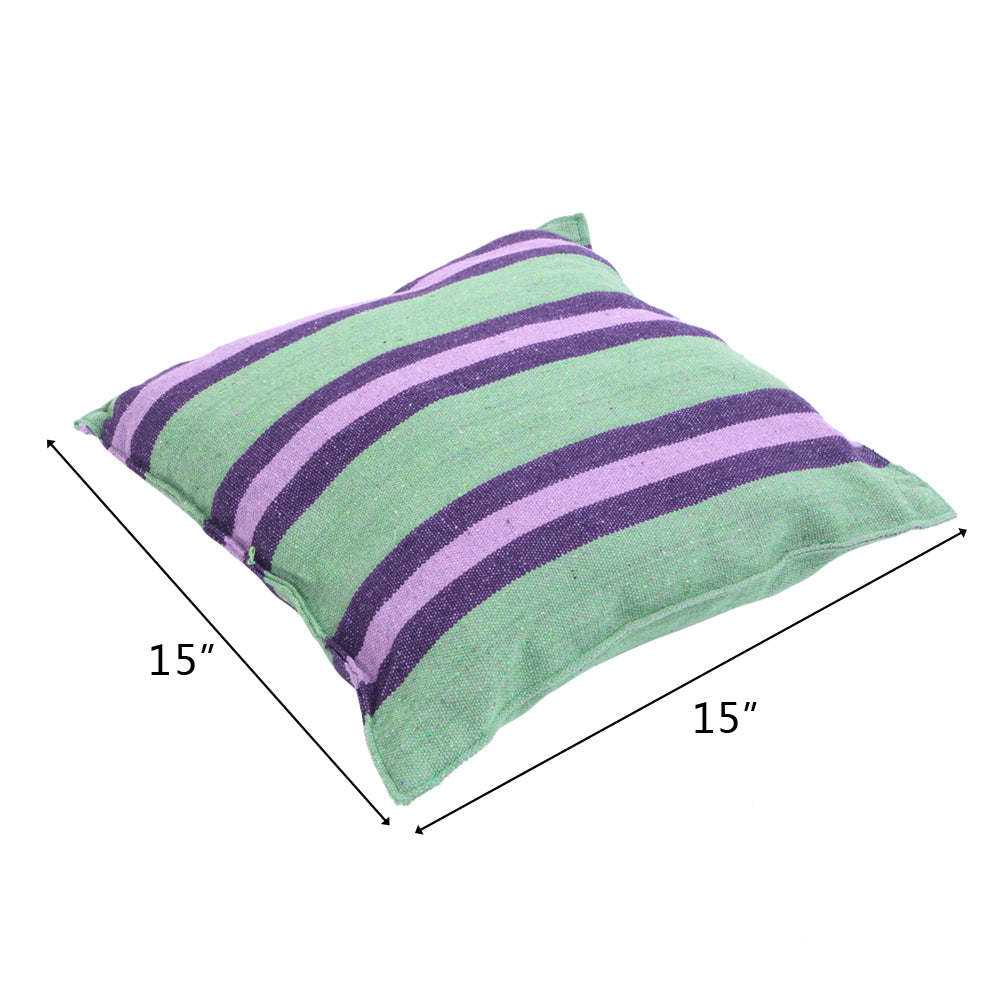 Haoyye Distinctive Cotton Canvas Hanging Rope Chair with Soft Pillows Comfortable Hammock Style Swing Seat for Indoor Outdoor Use Ideal for Porch Patio Balcony Garden Lounge and Relaxation Furniture
