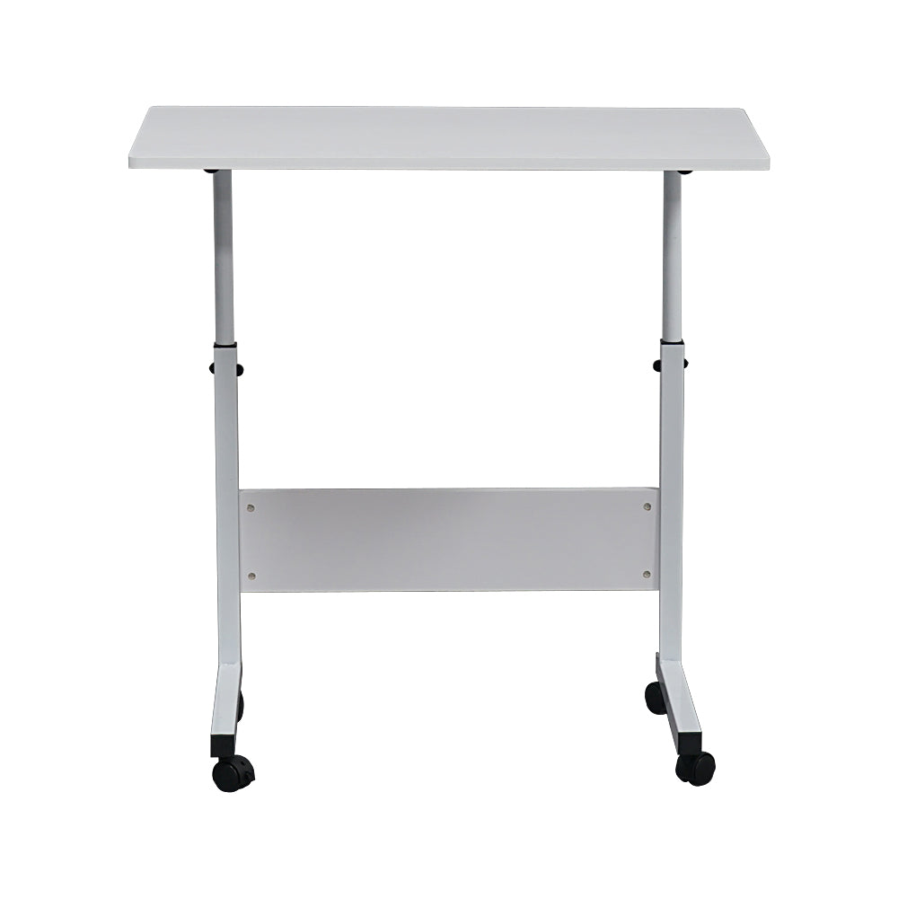 HAOYYE White Removable E1 15MM Chipboard And Steel Side Table With Baffle, L-Shaped Sturdy Design, Durable Multifunctional Home Organizer, Modern Space-Saving Storage Solution, Stylish And Practical Table For Living Room, Office, And Bedroom Use