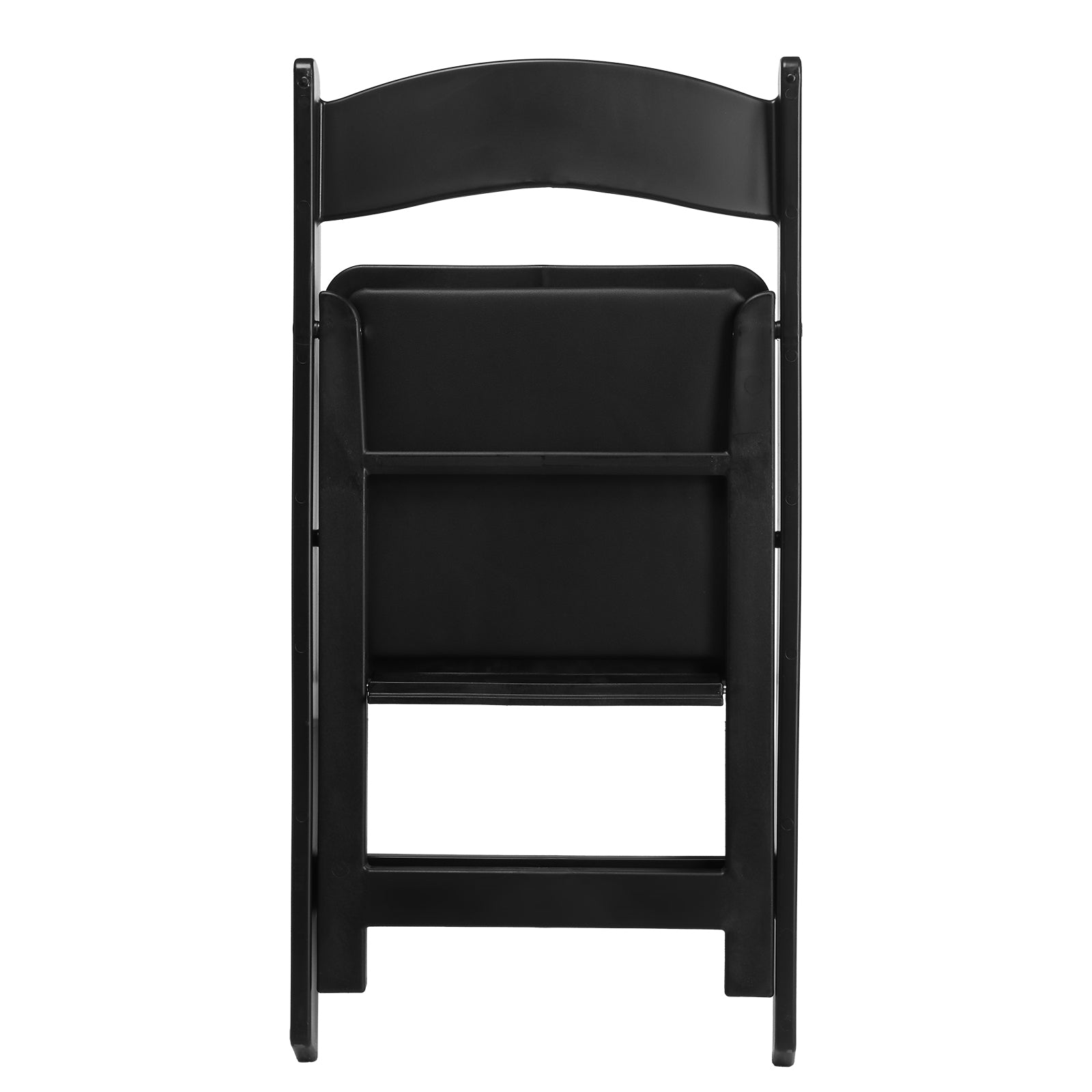 HAOYYE Folding Chair, Resin Chair with Padded Seat, Comfortable Event Chair Indoor Outdoor for Home Event Party Picnic School Wedding, Black soft cozy warm flannel fleece home decor luxury