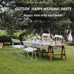 HAOYYE 4 Pack Plastic Folding Chairs, Stackable Commercial Chairs, Portable Event Seats Indoor Outdoor for Home Event Party Picnic School Wedding, White soft cozy warm flannel fleece home decor