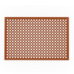 HAOYYE Red Rubber Floor Mat, Durable And Space-Saving Storage Solution, Stylish Modern Design, Premium Quality Versatile Organizer For Home, Office, Bedroom, Or Living Room, Ideal For Easy Maintenance And Neat Organizatio