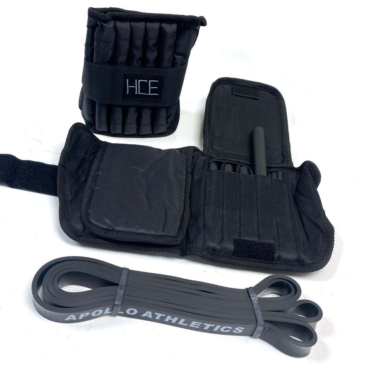 HAOYYE Ankle and Wrist Weights Set with Resistance Bands and Pull Up Assist Bands Versatile Fitness Equipment for Strength Training Yoga Pilates and Home Gym Workouts