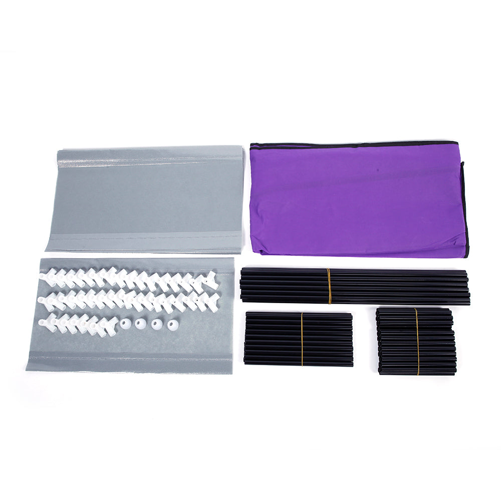 HAOYYE 9-Lattice Non-Woven Fabric Shoe Rack, Durable Space-Saving Organizer, Modern Design, Stylish Purple Finish, Versatile Storage Solution, Premium Quality, Ideal for Living Room, Bedroom, Closet, or Entryway Organization