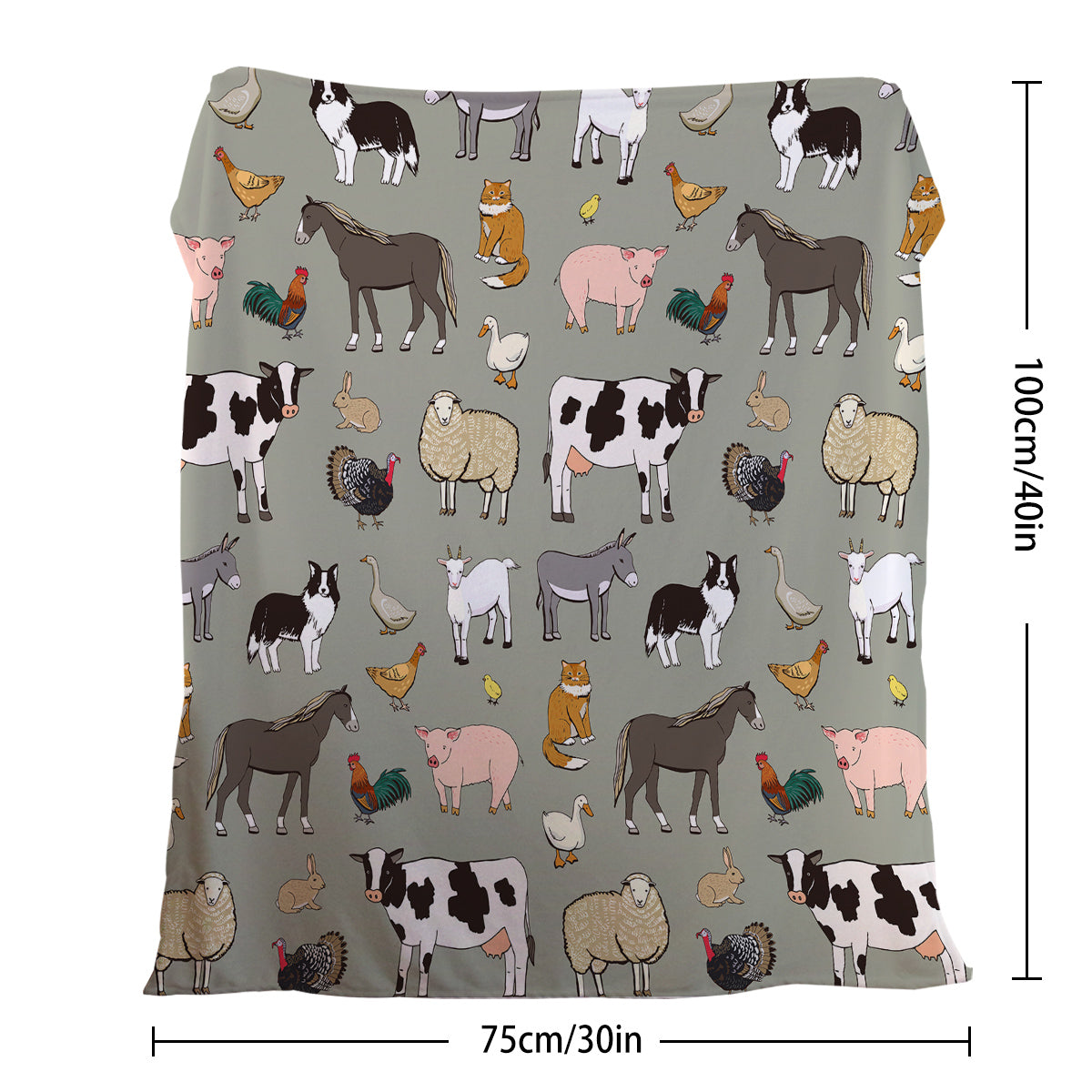 HAOYYE Soft Cozy Blanket with Various Animal Designs, Durable Comfortable Flannel Fleece Throw, Ideal for Women and Adults, Great Birthday Gift, Home Decor for Sofa Couch Office Bed, Perfect for Camping and Travel