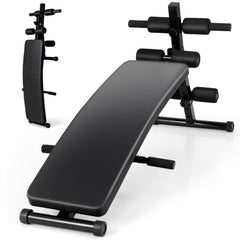 HAOYYE Sit-Up Bench Exercise Equipment, Adjustable Abdominal Workout Bench for Home and Gym Use, Durable Steel Frame with Comfortable Padding, Multi-Position Design for Core Strengthening and Fitness Training