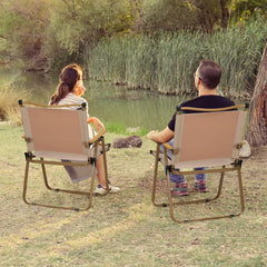HAOYYE 2 Pack Folding Camping Chair, Lightweight & Portable Outdoor Beach Chairs Armchairs for Backyard Festivals Fishing Picnic Hiking, Khaki soft cozy warm flannel fleece home decor luxury
