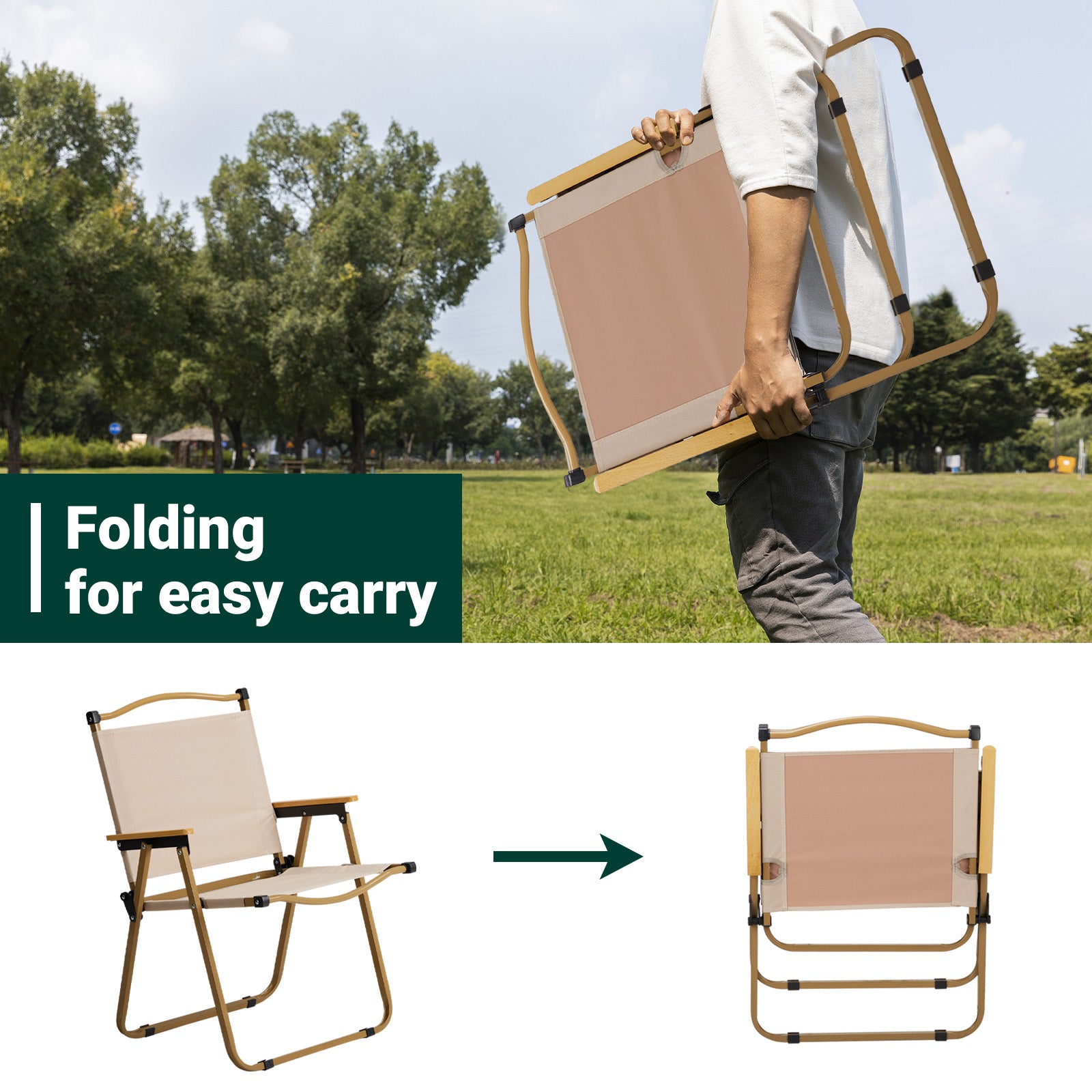 HAOYYE 2 Pack Folding Camping Chair, Lightweight & Portable Outdoor Beach Chairs Armchairs for Backyard Festivals Fishing Picnic Hiking, Khaki soft cozy warm flannel fleece home decor luxury