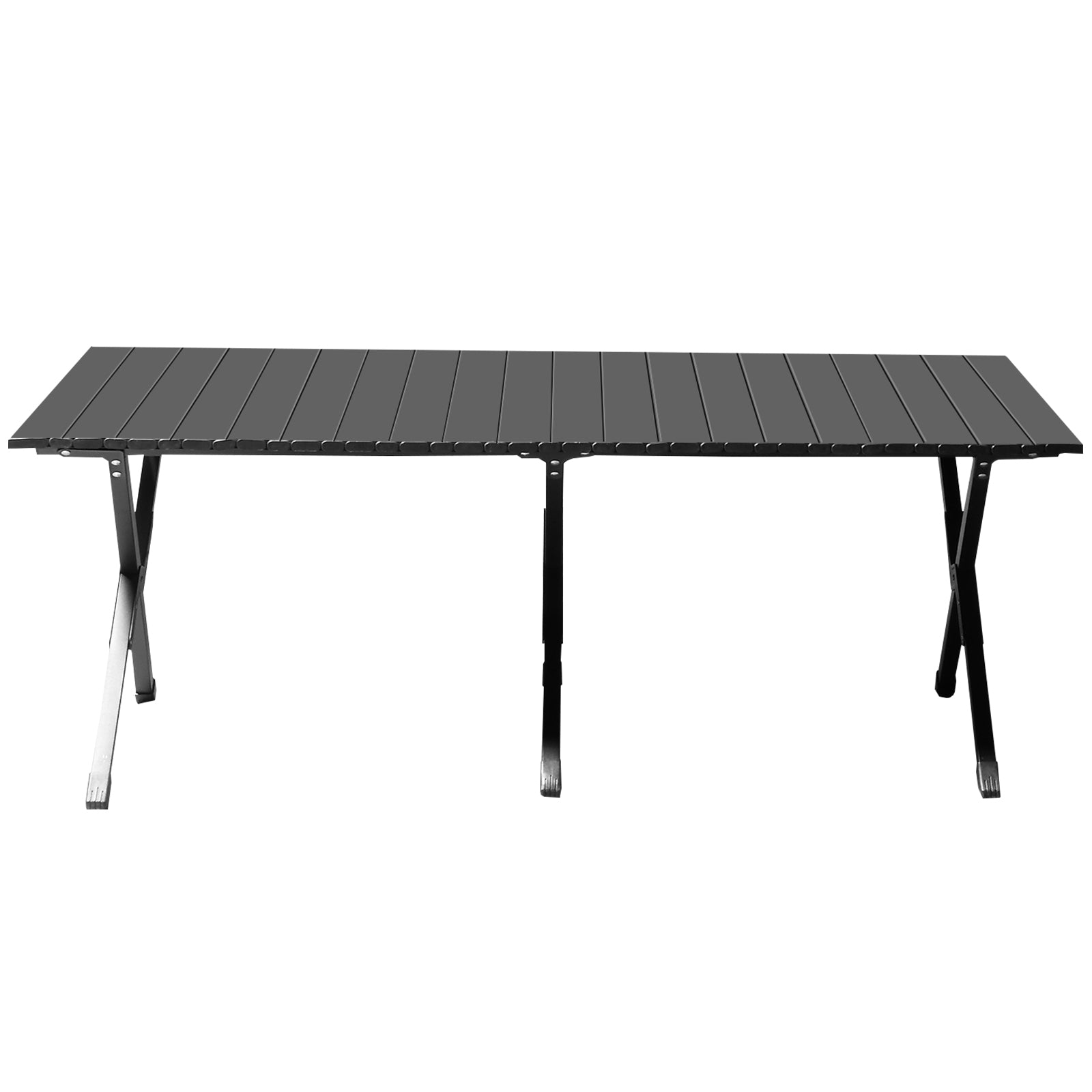 HAOYYE Folding Camping Table – Portable Picnic Table, Lightweight Roll-Up Side Table for Outdoor Camping, Hiking, BBQ, Travel, Backyard, Picnic, Beach & Party, Black, Soft Cozy Warm Flannel Fleece Surface