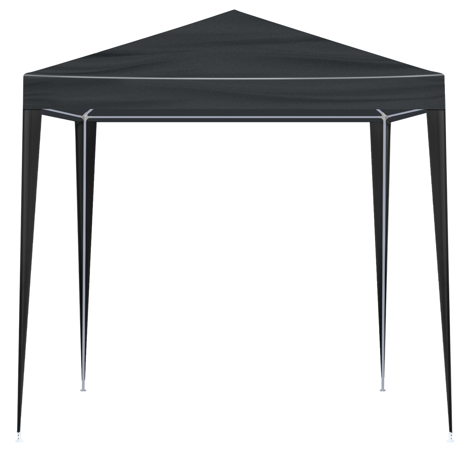 HAOYYE 6.5x6.5FT Portable Outdoor Canopy Tent with 4 Removable Sidewalls Including 2 Doors and 2 Windows Waterproof PE Fabric Gazebo with Powder Coated Steel Frame Spiral Tubes and Carrying Bag for Patio Events Camping Market Use Dark Gray