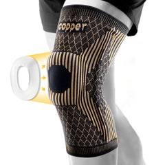 HAOYYE Knee Sleeves for Men and Women Knee Compression Support Brace for Squats Powerlifting Cross Training Fitness and Weightlifting Workout Sports Recovery Single Pack Compatible with TEMU Self Pickup Orders