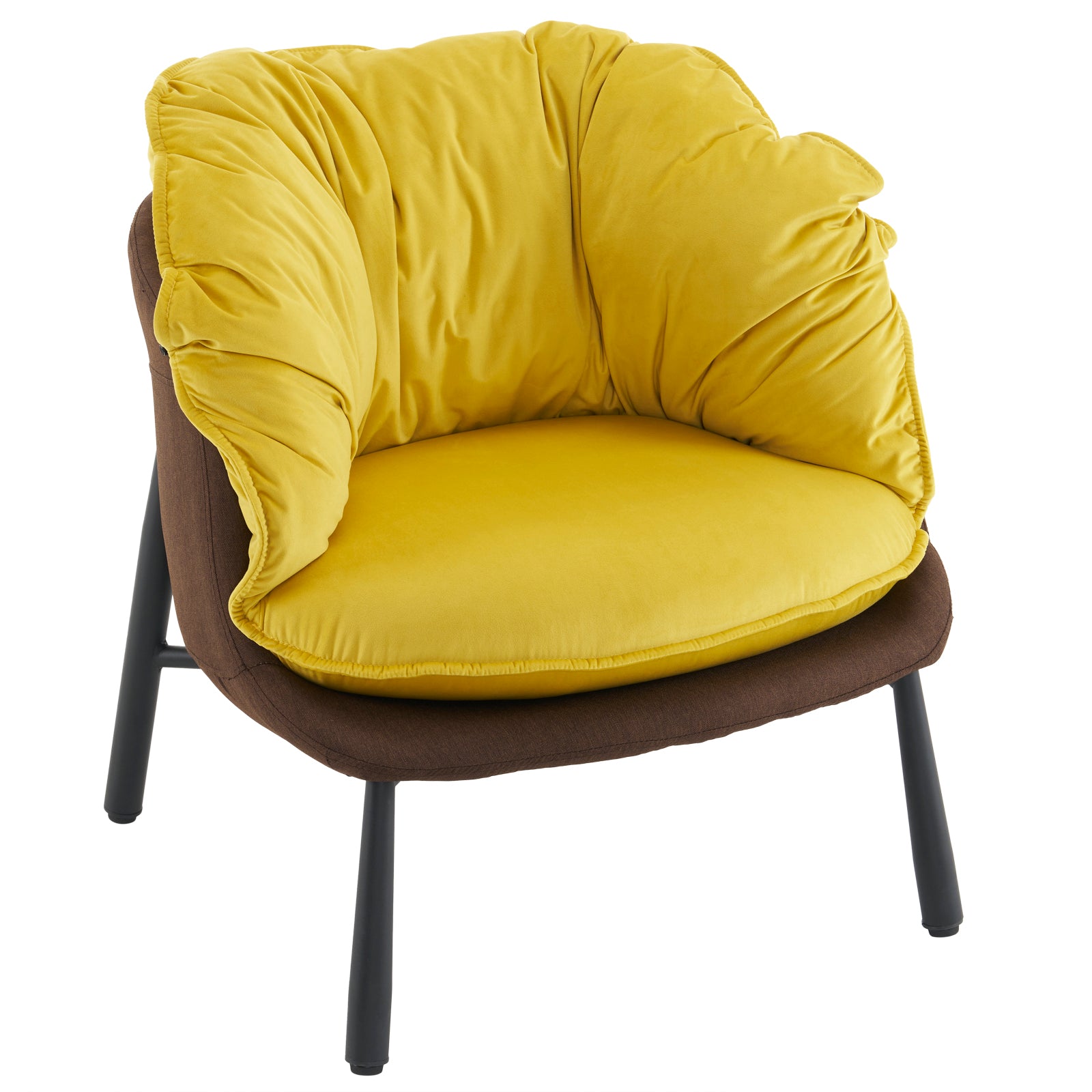 HAOYYE Velvet Accent Chair Barrel Chair With Durable Metal Legs For Modern Living Room, Bedroom, Study Room And Home Office Comfort, Elegant Plush Upholstered Armchair For Reading And Relaxation, Stylish Contemporary Furniture For Sophisticated Spaces