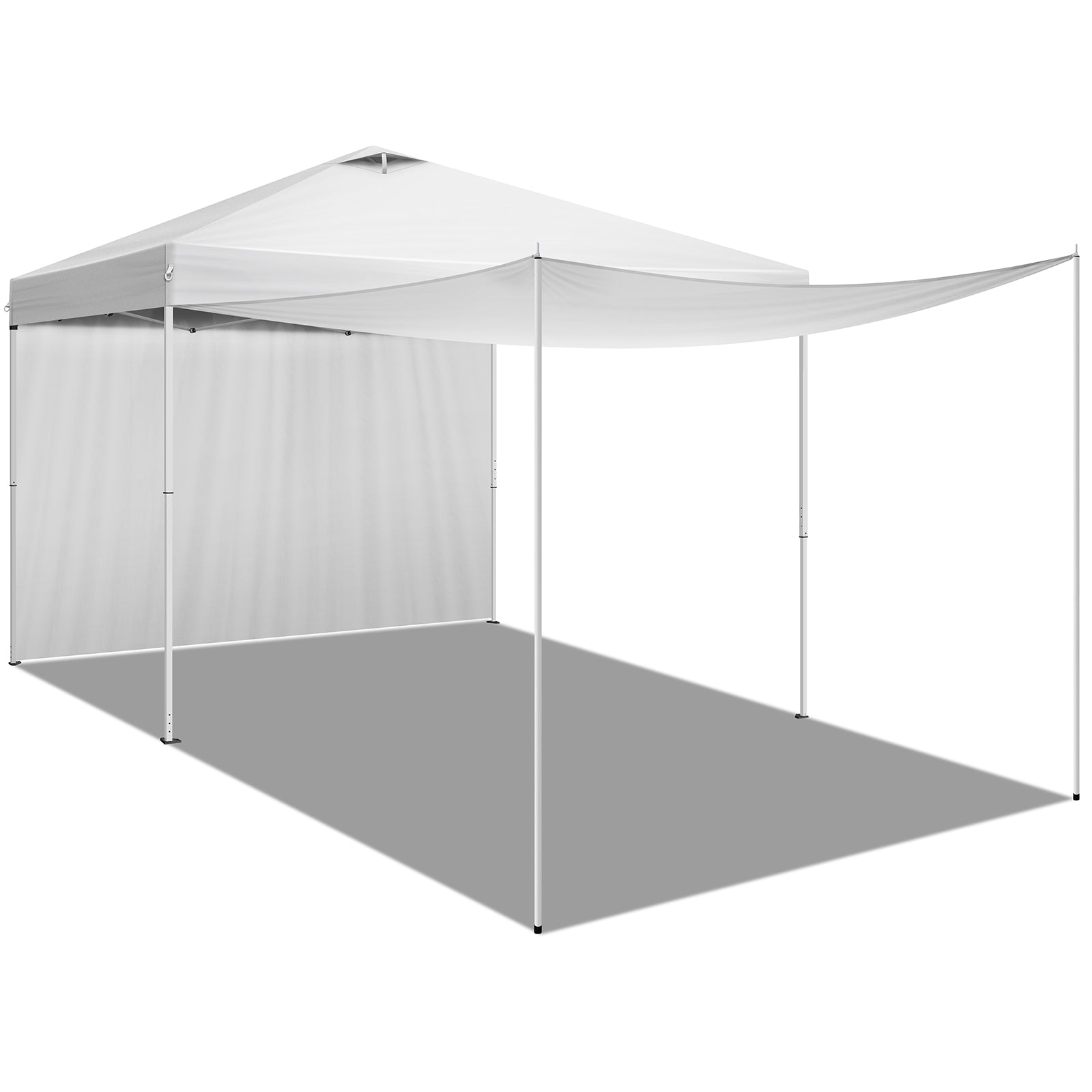 HAOYYE Pop Up Canopy Tent with 2 Removable Sidewalls Outdoor Portable Gazebo with Waterproof UV Resistant Oxford Fabric Carrying Bag and Steel Frame for Patio Camping Lawn Backyard Events