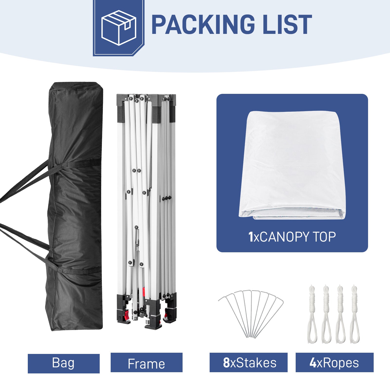 HAOYYE Outdoor Pop Up Canopy Tent with One Push Center Lock Waterproof UV Resistant Oxford Fabric Easy Setup Portable Gazebo with Carrying Bag for Patio Lawn Camping Events Backyard Use