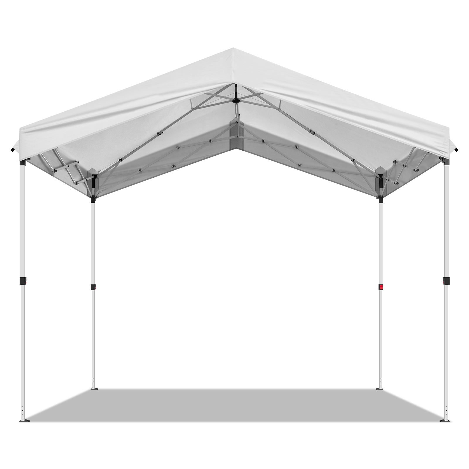 HAOYYE Outdoor Pop Up Canopy Tent with One Push Center Lock Waterproof UV Resistant Oxford Fabric Easy Setup Portable Gazebo with Carrying Bag for Patio Lawn Camping Events Backyard Use