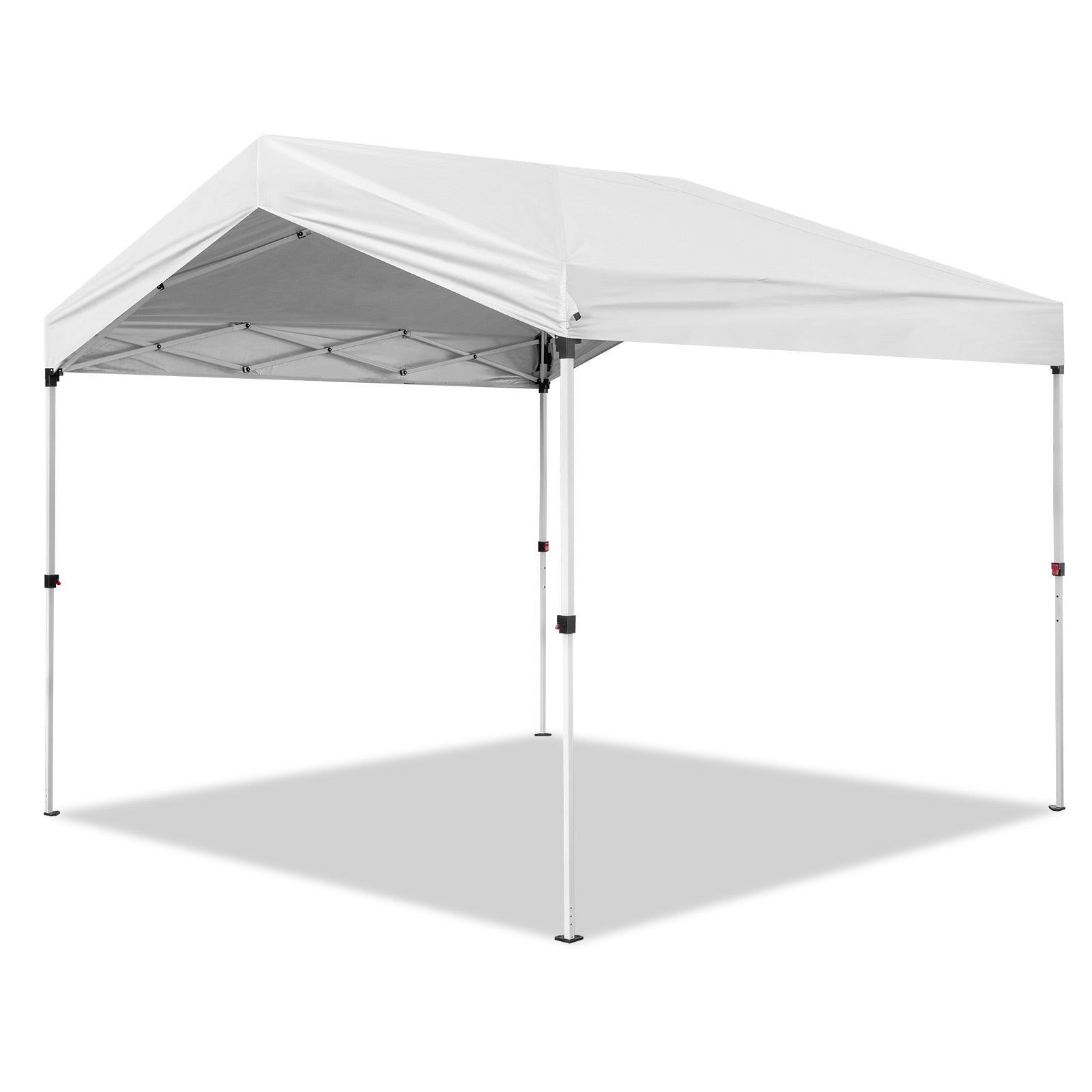 HAOYYE Outdoor Pop Up Canopy Tent with One Push Center Lock Waterproof UV Resistant Oxford Fabric Easy Setup Portable Gazebo with Carrying Bag for Patio Lawn Camping Events Backyard Use