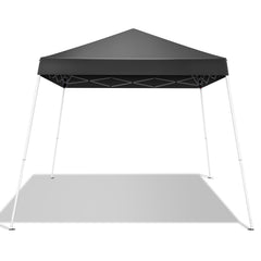HAOYYE Pop Up Canopy Tent, Outdoor Tent Canopy Foldable Portable Canopies for Camping, Patio, Easy Up Gazebo Canopy with Carry Bag Slant Legs